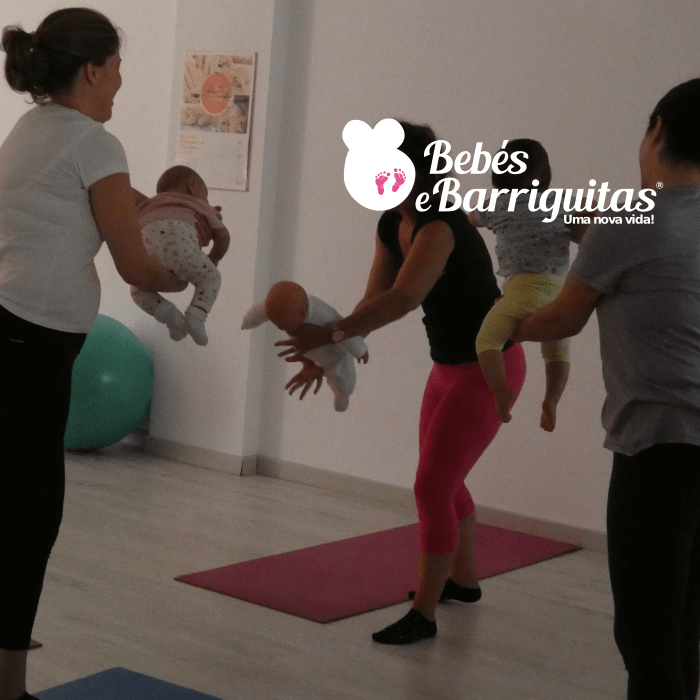 ginástica com bebés